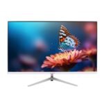 Zebion FHD Led Frameless Monitor Crista Series, IPS Panel, in-Built Speaker, 1920×1080 Pixel with Max Resolution, HDMI, VGA, Wall Mountable, Fast Response Time, 3 Year Warranty (27-inch, 75Hz)