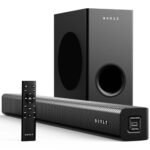 Boult Just Launched X160 2.1 Channel Bluetooth Soundbar with BoomX Subwoofer, 160-Watt Output Surround Sound, EQ Modes, Remote Accessibility, USB/HDMI/AUX & Optical Fiber Connectivity Sound bar for TV