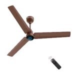 atomberg Renesa 1200mm BLDC Ceiling Fan with Remote Control | BEE 5 star Rated Energy Efficient Ceiling Fan | High Air Delivery with LED Indicators | 3 Year Warranty (Matte Brown)