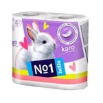 Bella India No1 Karo White Toilet Tissue Roll – 4 Rolls