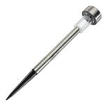 PremiumAV 1-Pack Stainless Steel Solar Pathway Light – Waterproof LED Spike Lamp for Outdoor Garden, Lawn, Yard, Driveway & Landscape Illumination