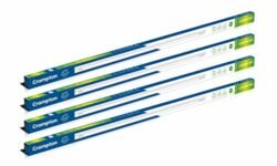 Crompton Laser Ray Neo 24W LED Batten |4 feet Slim Batten for Living Room & Bedroom | Energy Efficient Tubelight for Home | BIS Approved | Cool Day Light (6500K) (Pack of 4)