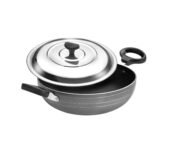 Crystal Aluminium Classic Kadhai, 225 Mm, Standard, Multicolor