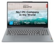 Lenovo IdeaPad Slim 3 13th Gen Intel Core i3-1315U 15.6 inch (39.6cm) FHD Laptop (8GB RAM/512GB SSD/Windows 11/Office 2024/Alexa Built-in/1Yr ADP Free/3 Month Game Pass/Grey/1.6Kg), 82X700G5IN