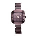 Titan Glitz Purple Dial Metal & Plastic Strap Analog Watch for Women-NS95208QD01