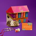 OPEN SECRET Rakshabandhan Gift Hamper for Brother Chocolate Cookies, Rakhi,Card, Roli Chawal Bites(150 g)