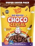 Yogabar Multigrain Chocos Cereal for Breakfast, Zero Maida, Delicious Chocolate Chocos for Kids & Adults, Protein Food, 0 Added Preservatives, Contains Jowar, Bajra, Ragi, Quinoa & Oats, 850g