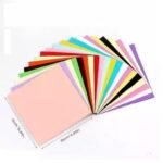 Eclet Neon Origami Paper 15 cm X 15 cm Pack of 100 Sheets (10 sheet x 10 color) Fluorescent Color Both Side Coloured For Origami, Scrapbooking, Project Work.86