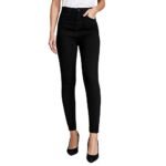 AND Women’s Skinny Pants (FW20AK05HBTDNM_Black_28)