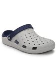 Liberty A-HA LPMXT-800 Casual Slingback Clogs for Men with EVA Sole – Slip-On Comfort, Breathable & Lightweight | Ideal for All-Day Wear | Versatile for Indoors/Outdoors (Grey – 42 EU)