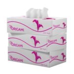 Origami 2 Ply Facial Tissue Pack | Car Tissue – Pack of 3 (100 Pulls Per Box, 600 Sheets)