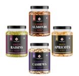 Nature Purify Dried Fruits Combo 1 kg (Almond, Cashew, Apricot, Green Raisins)