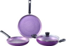 WONDERCHEF Tivoli Induction Bottom Non-Stick Coated Cookware Set(Aluminium, 4 – Piece)