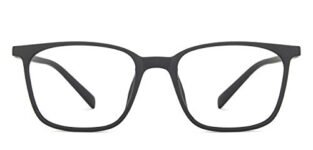 LENSKART BLU | Zero Power Blue Cut Computer Glasses | Gaming Glasses | Anti Glare, Lightweight & Blocks Harmful Rays | UV Protection Specs | Men & Women | Medium | LB E13526