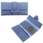 Kraptick Women’s Wallet -Stylish and Compact Purse Clutch Wallet for Women, Stylish Card Coin Holder, Debit Card Holder, Money Organizer and Travel Wallet for Women with 13 Slots (Sky Blue)