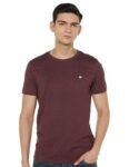 UNITED COLORS OF BENETTON Men’s Regular Fit T-Shirt (24A30MRRN01DI_Burgundy