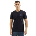 UNITED COLORS OF BENETTON Men’s Solid Regular Fit T-Shirts (24P3099J3432I016_Blue