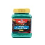 Flash Acrylic Ready to Pour Pouring Paint/Fluid Acrylic 500ml / 16 fl oz Pre-Mixed Water-Based – for Canvas, Wood, Paper, Crafts, Tile, Rocks and More… (Metallic Green)