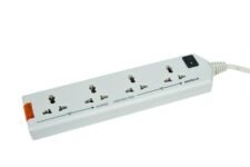 Havells 240V 6A Four-Way 1440W Extension Board (White, 1.5 m)