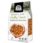Wonderland Foods 1Kg Premium Raw California Almonds Pouch Pack | Badam Giri | Nutritious & Delicious High in Fiber & Boost Immunity | Dry Fruits Real Nuts | Gluten Free