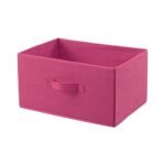 AmazonBasics Fabric 4-Drawer Storage Organizer – Replacement Drawers, Hot Pink