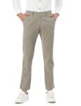 FYLTR Men’s Straight Fit Stretch Cotton Khaki Trousers – Soft Handfeel
