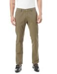 FYLTR Men’s Straight Fit Stretch Cotton Khaki Trousers – Soft Handfeel