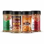 HARIBAS Italian Combo Pasta 50gm, Chilli Flakes 40gm, Oregano 40gm and Pizza Spice Mix 60gm (Pack of 4)