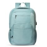 Red Lemon 26L Waterproof Laptop Backpack – Swiss Cut Design Pro Series 2025 Model, 15.6″ Laptop Bag with Rain Cover for Men & Women, Ideal for Office, Travel, School & Daily Use (Crystal Sky)