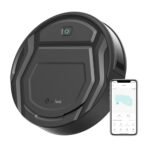 LEFANT M210P Robot Vacuums, 120mins Runtime, 6 Cleaning Modes, Self-Charging Robotic Vacuum, Ideal for Hard Floor(M210P Black), 2200 Pa