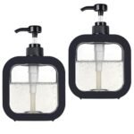 BENAVJI Outdoor Living Liquid Soap Dispenser, 300ml, Multipurpose Refillable Plastic Pump for Hand Wash, Dish Wash, Shampoo, Kitchen, Bathroom, and Household Use