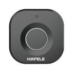 Hafele Kabi-Block Cabinet Lock, Matt Black, Capacitive Fingerprint Access, Status Indicator, Smart Lock for Cabinets and Drawers