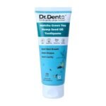 Dr.Dento Matcha Green Tea Toothpaste 16gm | Organic and Natural Ingredients | Vegan, SLS and Fluoride Free | Whitening Toothpaste (Enamel Safe) | N-Hap & Theobromine for Remineralisation