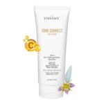 Evelance Tone Correct Face Cleanser Paraben, Sulphate-Free Gentle Skin Hydrating Face Wash Cleanser with Niacinamide | Milk Peptides | Vitamin C for Dry to Normal, Sensitive Skin – 100 ml