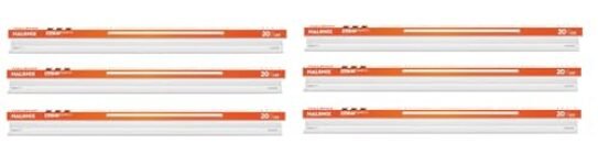 Halonix 20W 4Ft Streak Square cool White pack of 6, Cool day Light