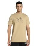 Puma Men’s Graphic Print Regular Fit T-Shirt (628385_Prairie Tan