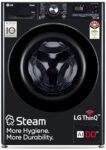 LG 12 Kg, 5 Star, AI Direct Drive Technology, Wi-Fi, Steam Fully Automatic Front-Loading Washing Machine (FHP1412Z5O, Intelligent & Convenient Fabric Care, Allergy Care, Remote Control, Onyx Black)