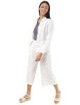 Marks & Spencer Marks and Spencer Women’s Regular Casual Pants (T57_7160K_Pale Blue Mix_10), High Rise, Medium