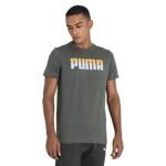 Puma Men Ms Heather tee,Green -Small