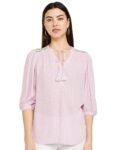 Marks & Spencer Women’s Fitted Shirt (T41_6013W_Light Pink Mix 12)