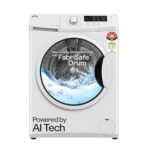 Godrej 8 Kg 5 Star I-Sense Technology Fully-Automatic Front Load Washing Machine (WFEON CRS 8012 5.0 FKEDM GLWH, Inbuilt Heater, Glacial White)