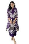 MEERA FAB Women’s Pure Cotton Printed Ethnic Wear Straight Kurta Set with Palazzo Pants