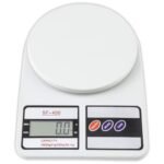 Btag Digital Kitchen Food Weighing Scale For Healthy Living, Home Baking, Cooking, Fitness & Balanced Diet. | Weighing Scale With Digital Display SF 400 10Kg x 1gms (SF_400_WHT)