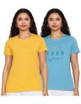 Amazon Brand – Symbol Women’s Regular T-Shirt (SYM-AW22WTE-005_Multi 2 XL)