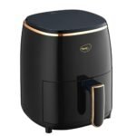 Pigeon Healthifry Digital Air Fryer, 360° High Speed Air Circulation Technology 1200 W with Non-Stick 4.2 L Basket – Black