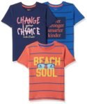 Amazon Brand – Symbol Boy’s Regular T-Shirt (AW22SMBKTEEPO3-024_Multi 4 6 7 Years)
