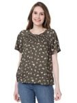 VERO MODA Regular Top (266661001_Ivy Green_S)