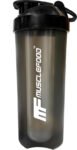 MuscleFood Athletics Premium Typhoon Plastic Gym Shaker | 100% Leakproof with Whisk Ball 700 ml Shaker(Pack of 1, Black, Plastic)