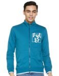 FYLTR Men’s Casual Stand Collar Jacket With Rib Details – Full Zipper | Full Sleeve Branding | Casual Winterwear For Men