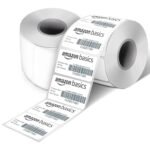 Amazon Basics 70gsm Thermal Label Printer Paper – 2″ x 1″ (50 x 25 mm)| Ideal for Barcode, Product, Inventory, Price, and Transparency Labels – 1000 Labels per Roll (Pack of 2)